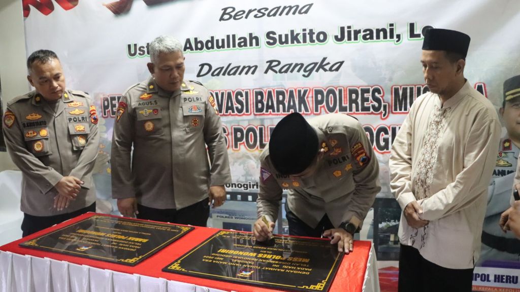 Barak Selesai Direnovasi, Polres Wonogiri Gelar Pengajian Dan Santuni Anak&nbsp;Yatim