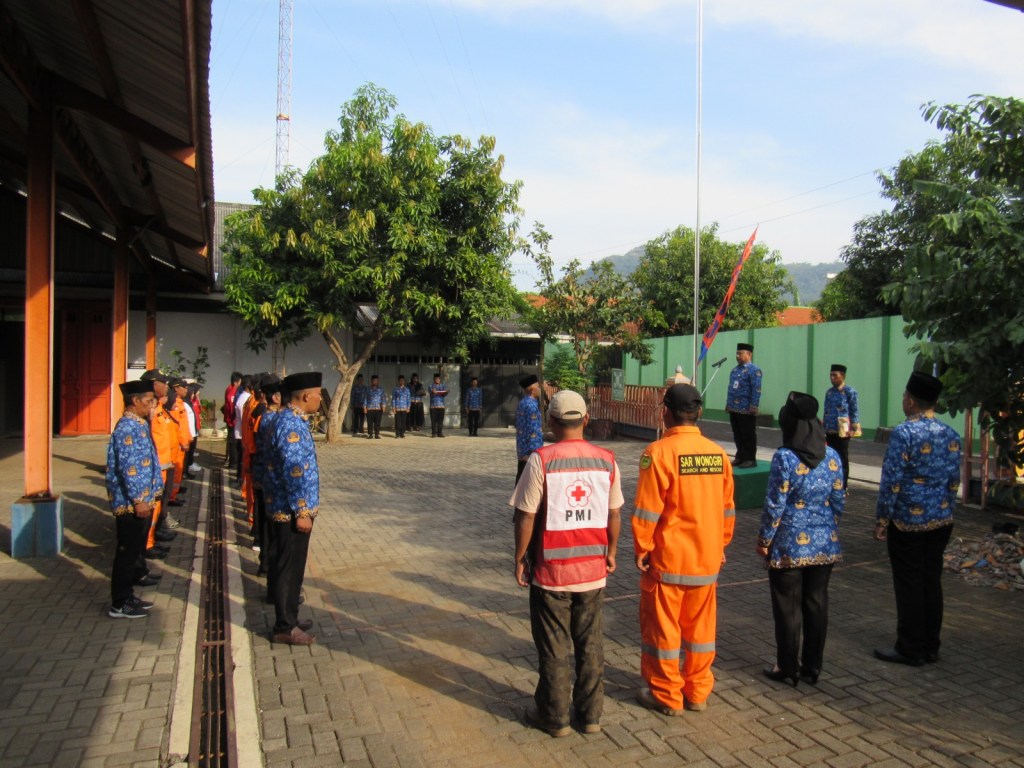 Relawan Kemanusiaan Wonogiri Ikuti Upacara Hari Lahir&nbsp;Pancasila