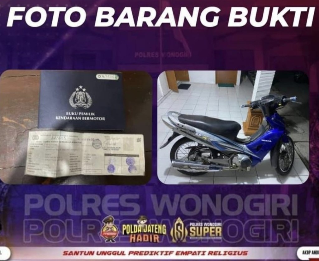 Mencuri Sepeda Motor, Seorang Anak Dibawah Umur Warga Bulu Sukoharjo Ditangkap, Satunya&nbsp;Buron