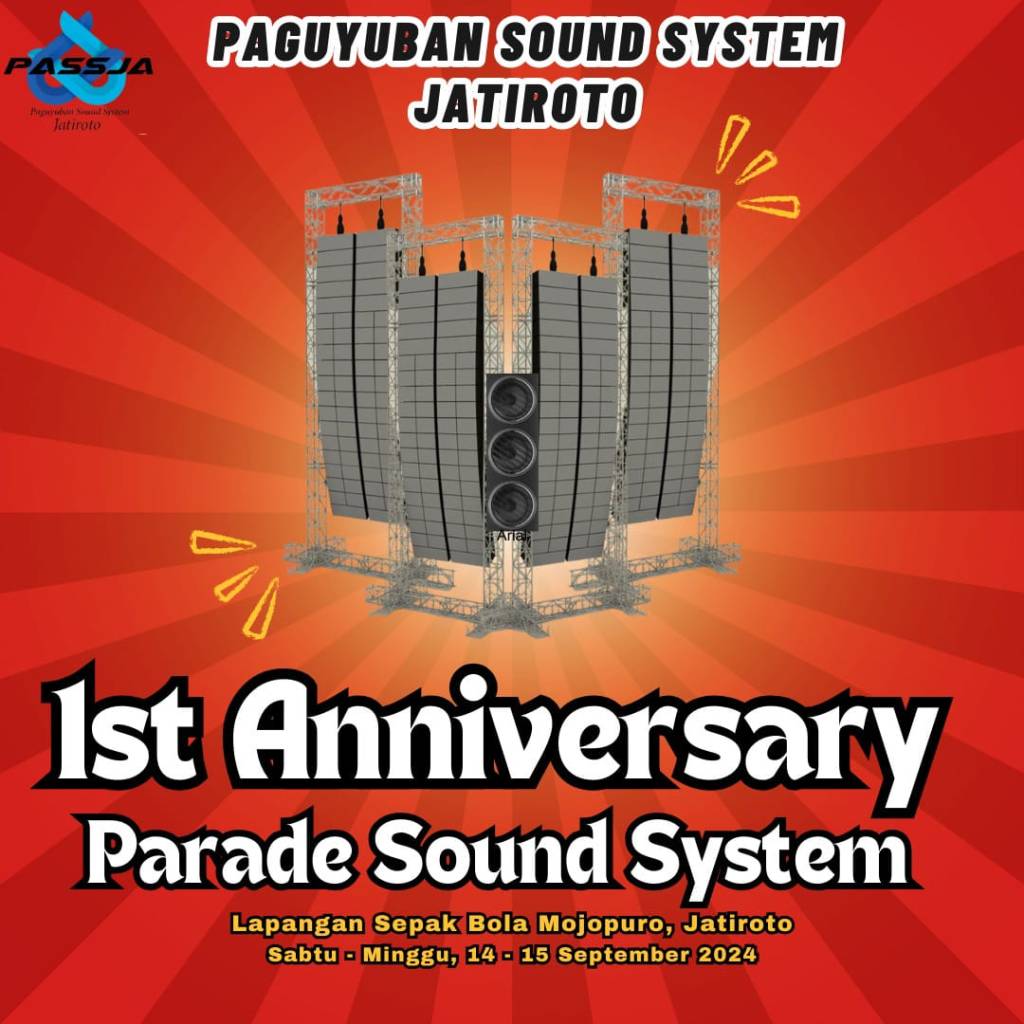 57 Pengusaha Sound System Jatiroto Gelar Parade Di&nbsp;Mojopuro
