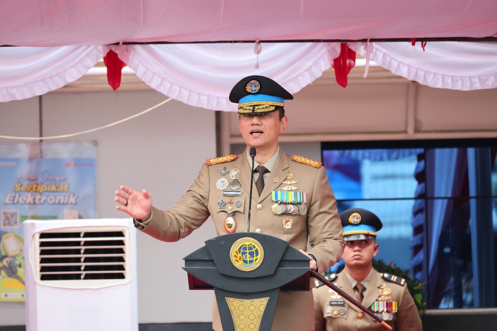 Di Peringatan Hantaru, Menteri AHY Ajak Penuhi Kebutuhan Masyarakat, Dapatkan Kepastian Hukum Hak Atas&nbsp;Tanah