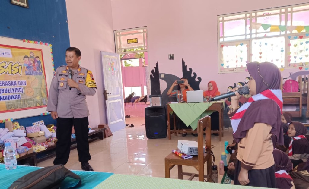 Cegah Bullying Dan Kekerasan Pada Anak, Polres Wonogiri Turun Ke SDN 1&nbsp;Manjung